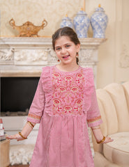 Coral Charm Cotton Lawn Suit