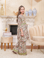 Ivory Garden Cotton Lawn Co-Ord Set