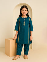 Teal Grace 2-Piece Kurta Set