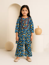 Blue Daisy 2-Piece Kurta Set