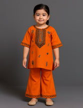 Tangerine Breeze 2-Piece Kurta Set