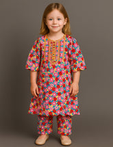 Floral Whirl 2-Piece Kurta Set