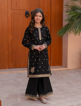 Midnight Noir Khadar 2 Pcs Set
