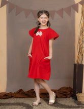 Ruby Ribbon Smock Top
