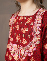 Maroon Heritage 2 Pcs Set