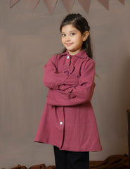 Deep Rose Belle wool Top