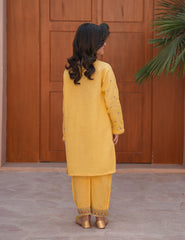 Marigold Sunshine Khadar 2 Pcs Set