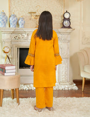 Golden Glow Cotton Lawn Suit