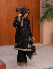 Midnight Noir Khadar 2 Pcs Set