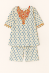 Amber Bloom Kurta Set 2-Piece Kurta Set