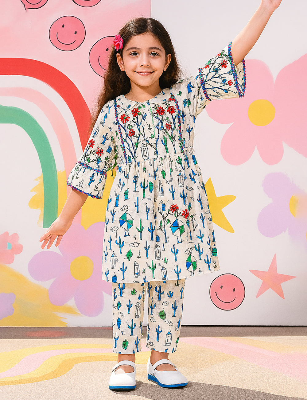 Cactus Garden 2-Piece Kurta Set