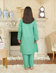 Mint Elegance Cotton Lawn Suit