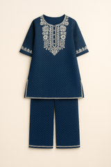 Midnight Petal Spark 2-Piece Kurta Set