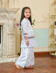 Ivory Bloom Cotton Lawn Suit