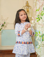Ivory Bloom Cotton Lawn Suit