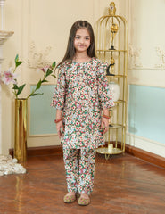 Garden Bloom Cotton Lawn Suit
