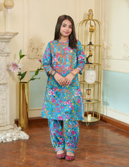 Tropical Bloom Lawn Suit