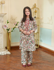 Vintage Garden Cotton Lawn Suit