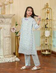 Lavender Mist Cotton Lawn Suit