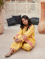 Soft Sunshine Khadar 2 Pcs Set