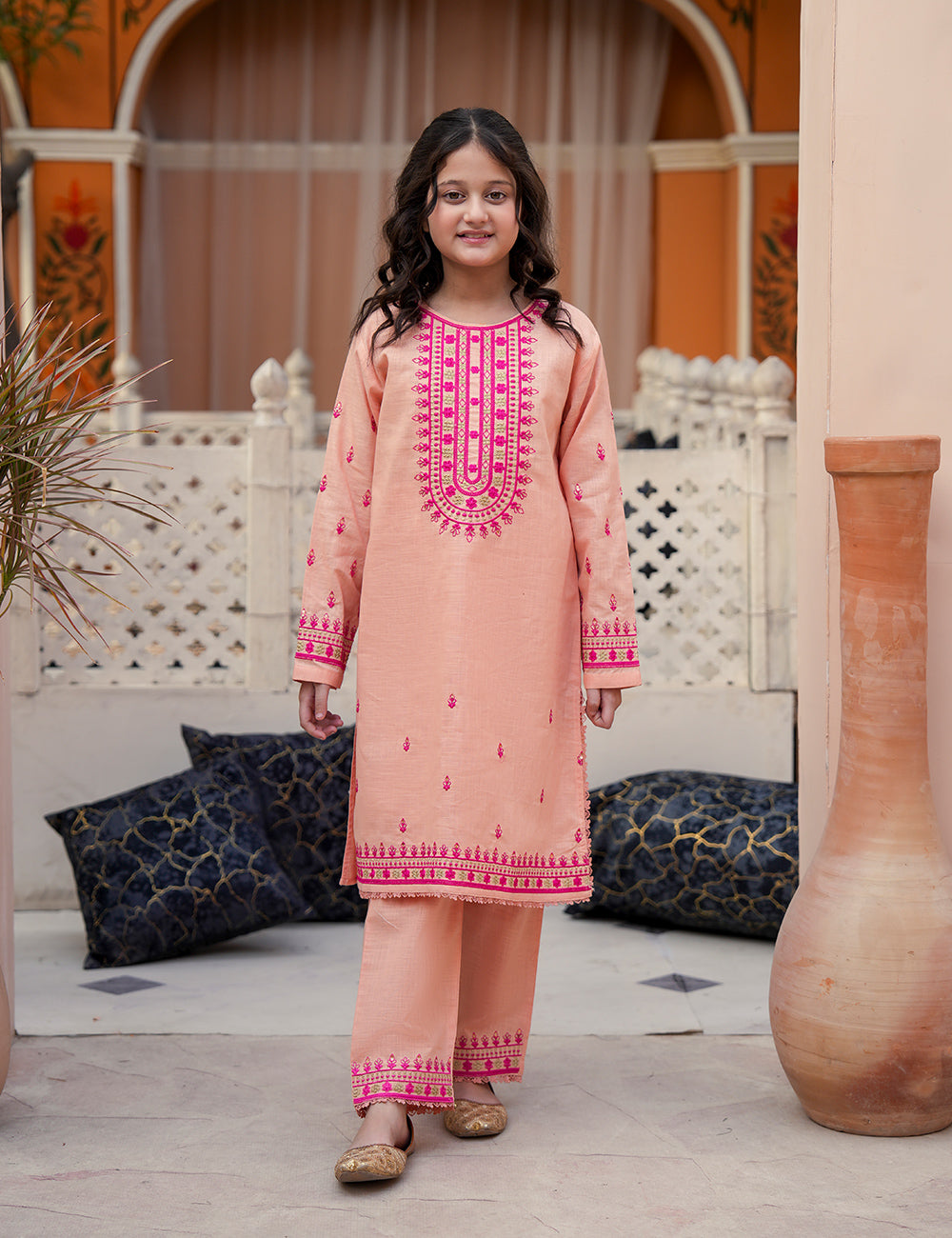 Blush Petal  Khadar 2 Pcs Set