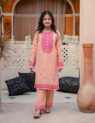 Blush Petal  Khadar 2 Pcs Set