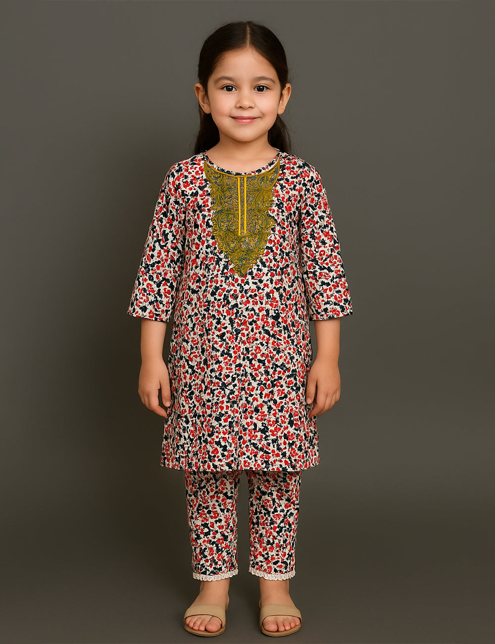 Cherry Meadow 2-Piece Kurta Set