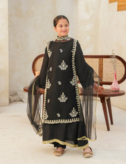 Midnight Empress Silk & Organza 4 Pcs