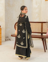 Midnight Empress Silk & Organza 4 Pcs