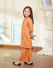 Amber Glow Embroidered Lawn Suit