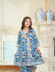Midnight Bloom Printed Lawn Suit