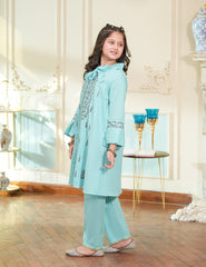 Mint Serenity Embroidered Lawn Suit