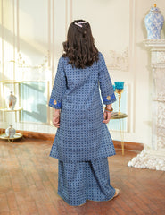Royal Indigo Embroidered Lawn Suit