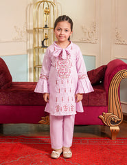 Blush Petal Embroidered Lawn Suit