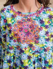 Floral Fiesta Cotton Lawn Suit