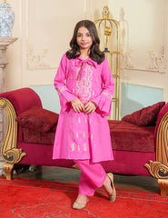 Rosy Charm Cotton Lawn Suit