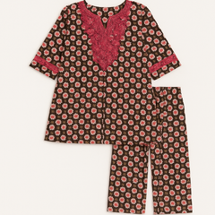 Pink Blossom 2-Piece Kurta Set