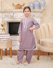 Lavender Grace Cotton Lawn Suit