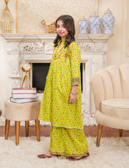 Sunshine Blossom Cotton Lawn Suit