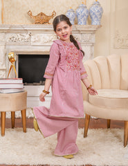 Coral Charm Cotton Lawn Suit