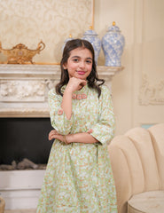 Pastel Garden Cotton Lawn Suit