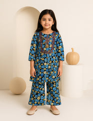 Blue Daisy 2-Piece Kurta Set