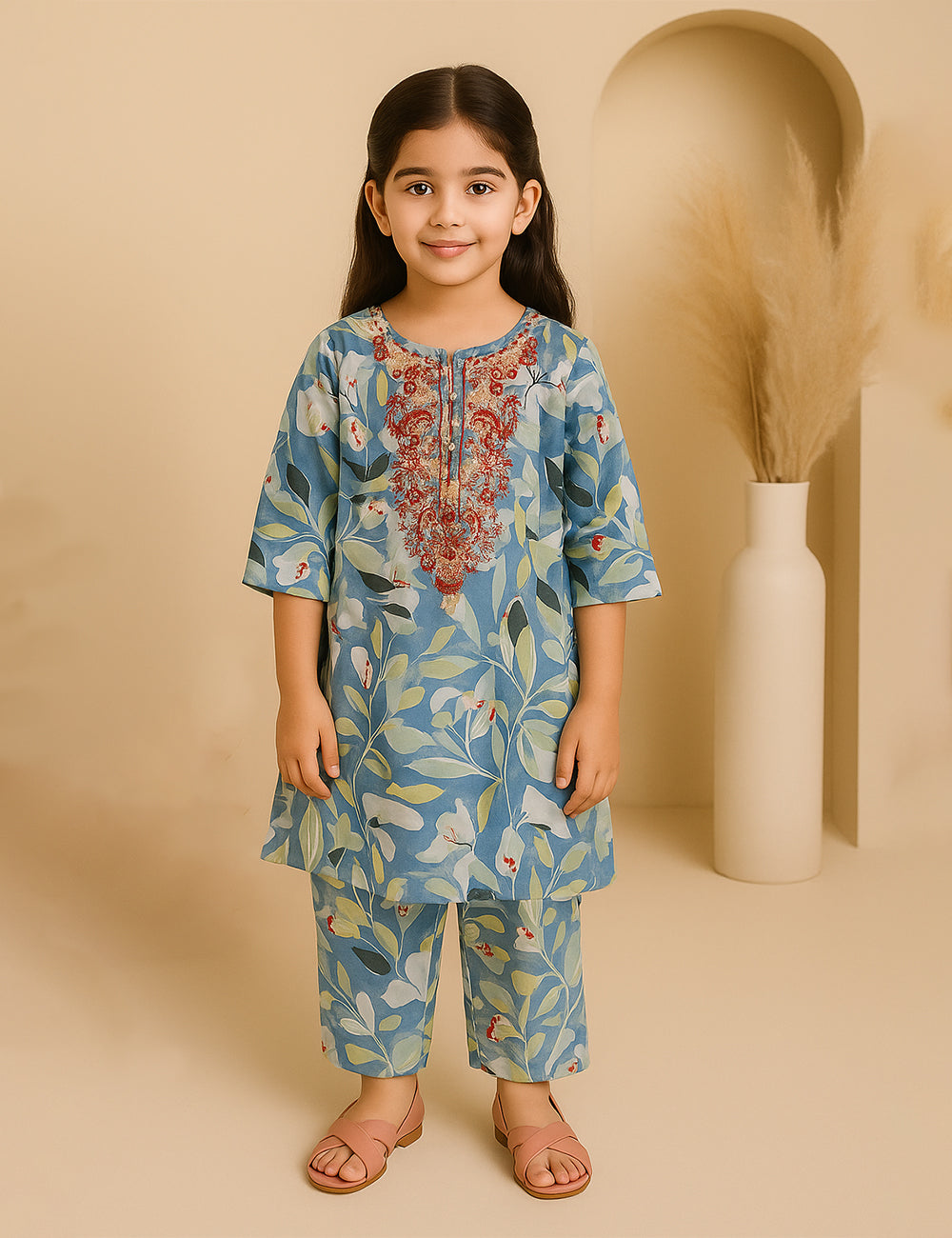 Indigo Garden Grace 2-Piece Kurta Set
