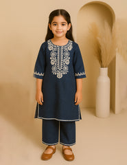 Midnight Petal Spark 2-Piece Kurta Set