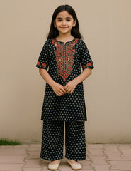 Midnight Motif 2- Piece Kurta Set