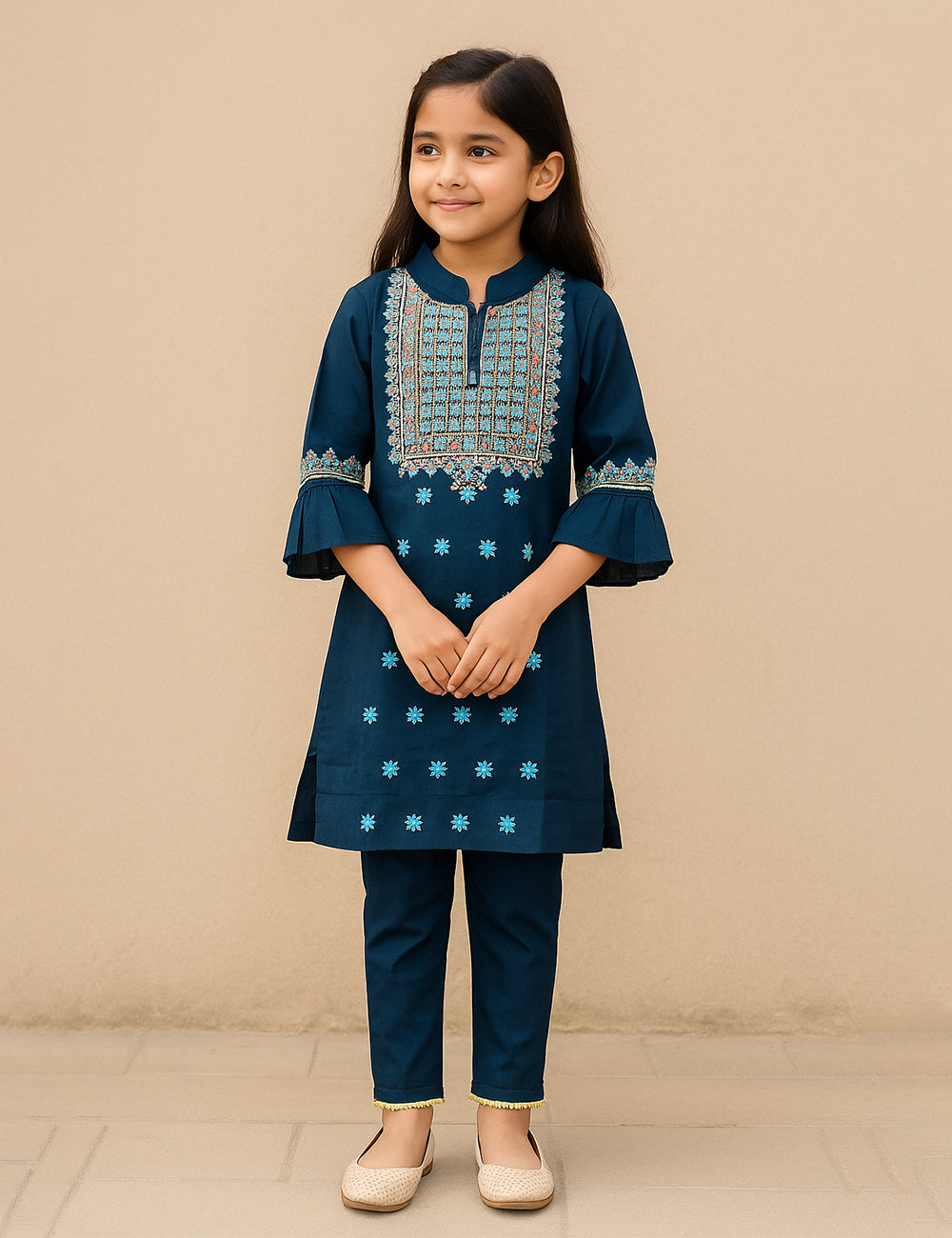 Blue Mirage 2-Piece Kurta Set