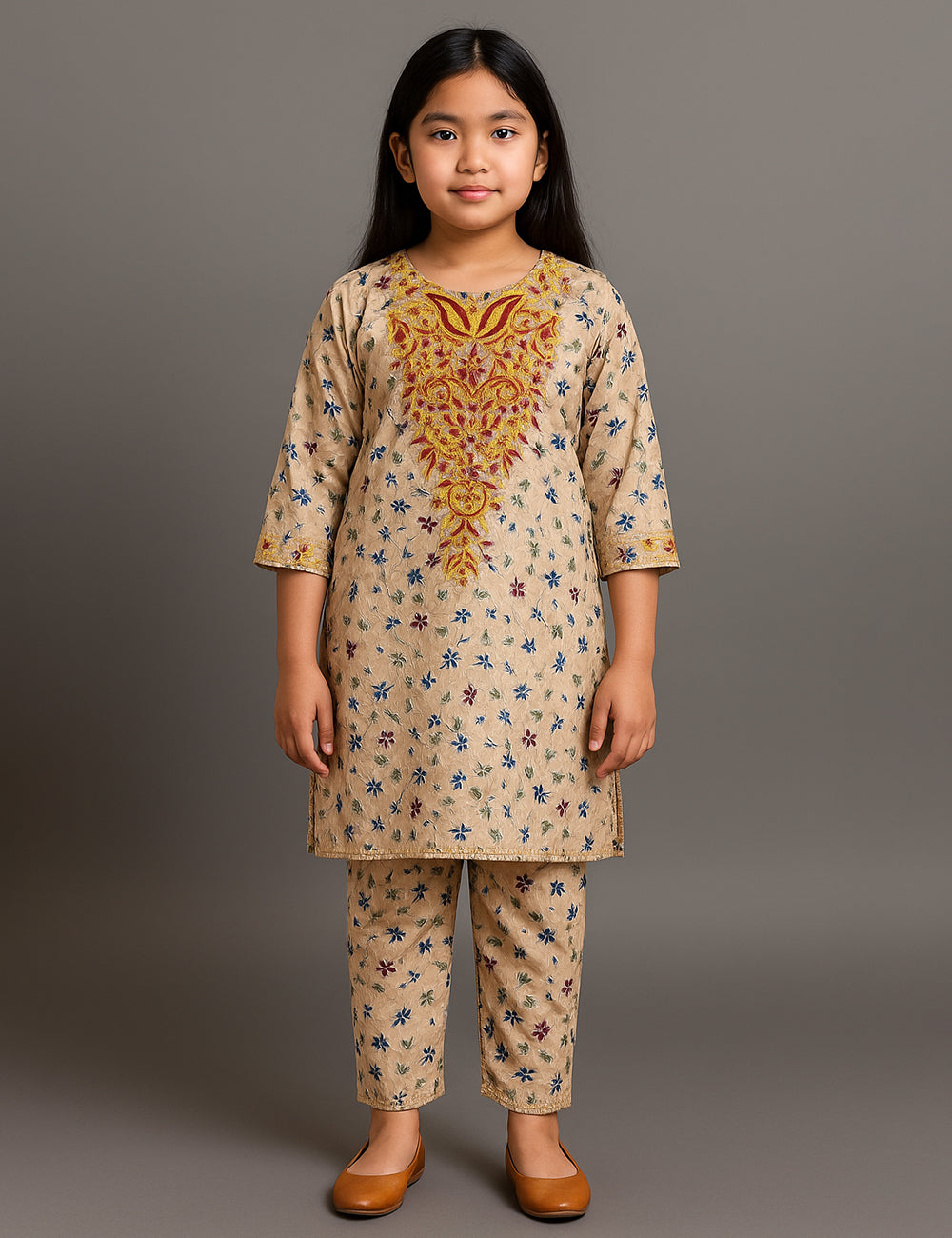 Sandstone Charm Set 2-Piece Kurta Set