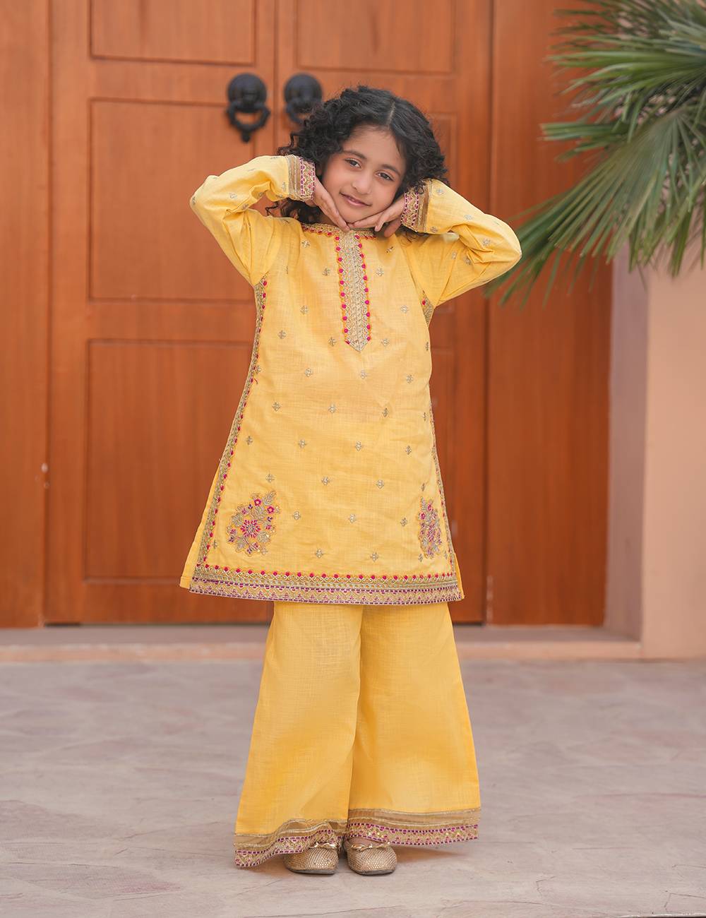 Buttercup Bloom Khadar 2 Pcs Set