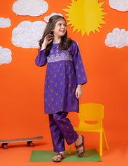 Lavender Fields Khadar 2 Pcs Set