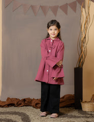 Deep Rose Belle wool Top